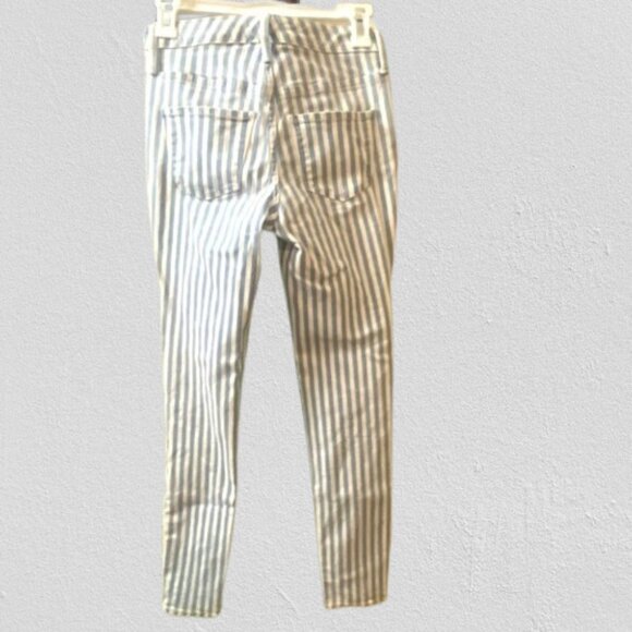Universal Thread High Waist Striped Skinny Jeans 00/24R - Picture 10 of 10